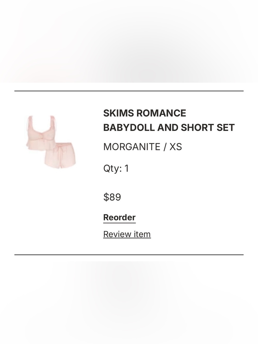 SKIMS Shorts in Morganite Pink